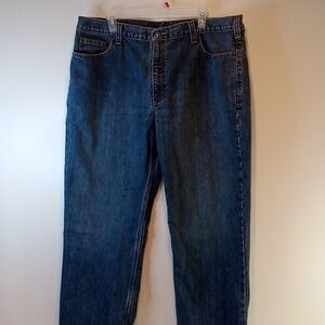 Carhartt Denim Blue Jeans Work Pants Straight Leg Pants Durable Men's Sz 40 NICE